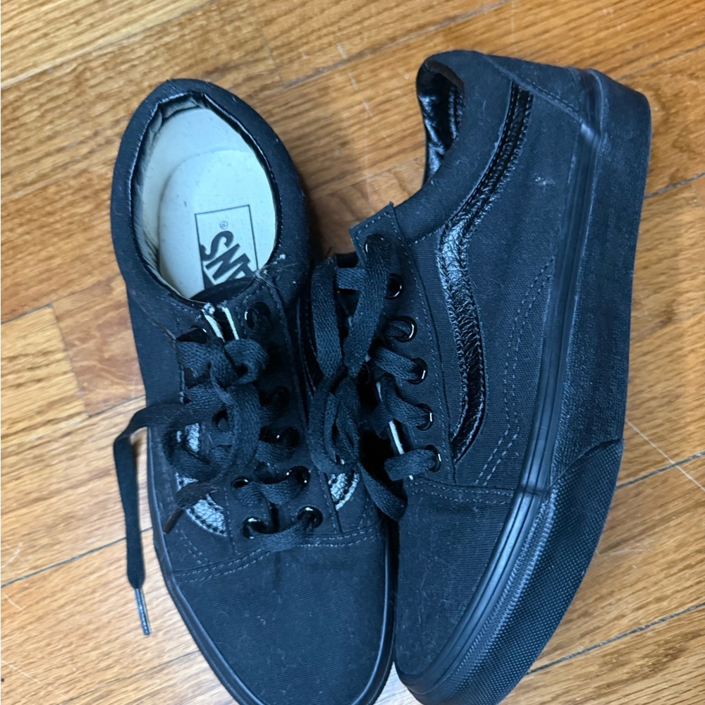 Vans Classic Black Canvas Sneakers